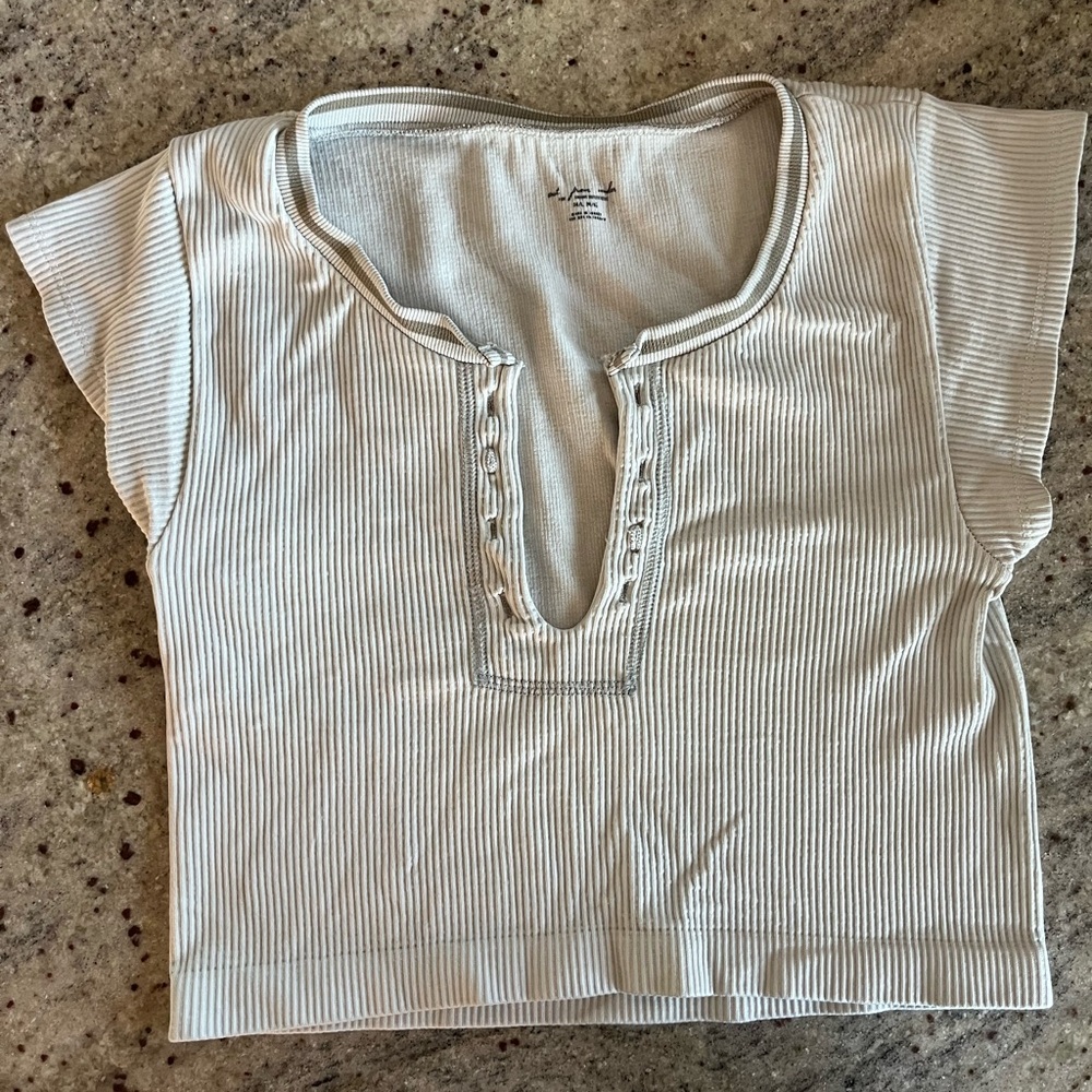 Urban Outfitters Out from Under Go for Gold Top - White